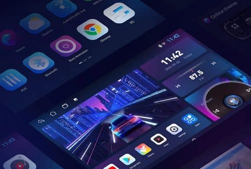 Toppal Voice App interface on car android system