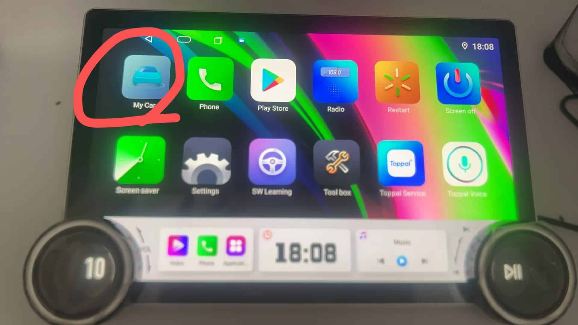 Open About Device