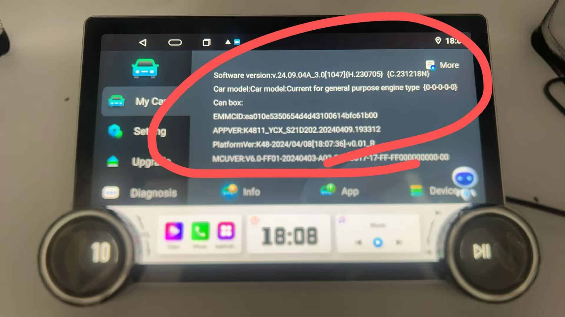 Versionsinformationen anzeigen
