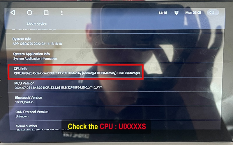 CPU Bilgisi