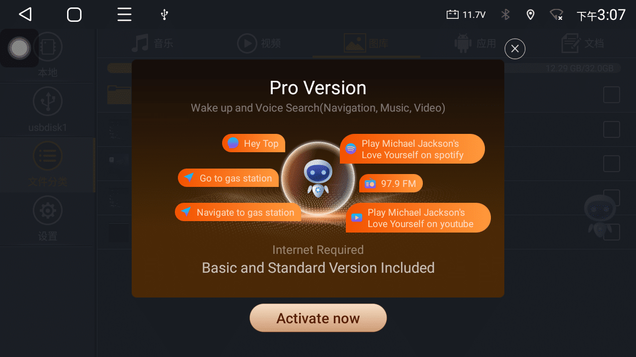 Toppal Voice Activation Confirmation Screen