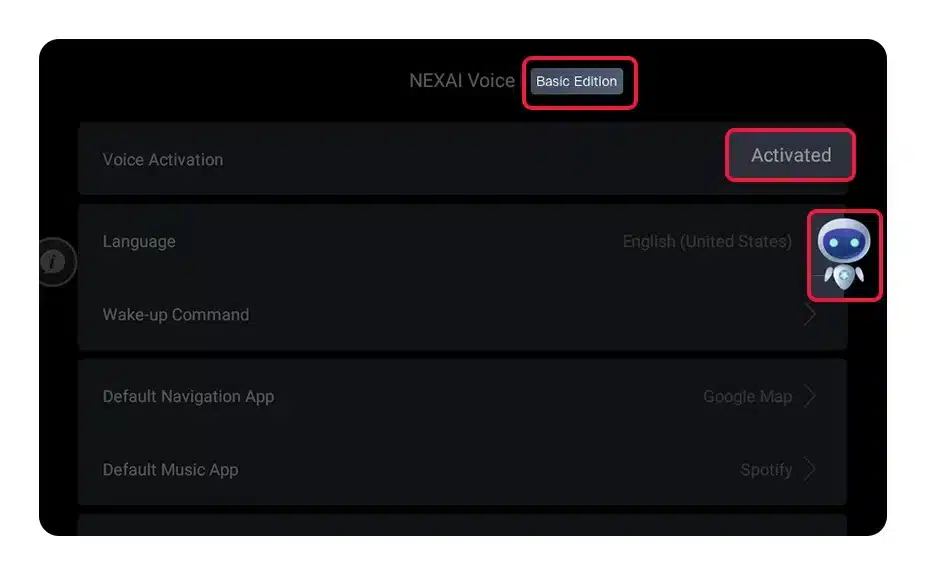Stato di attivazione dell'app Toppal