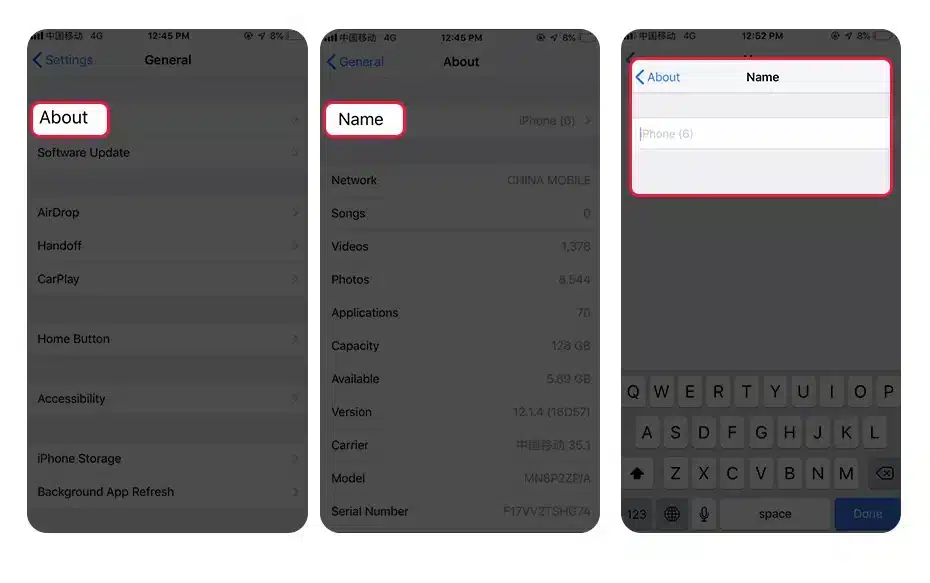 Attivazione iOS
