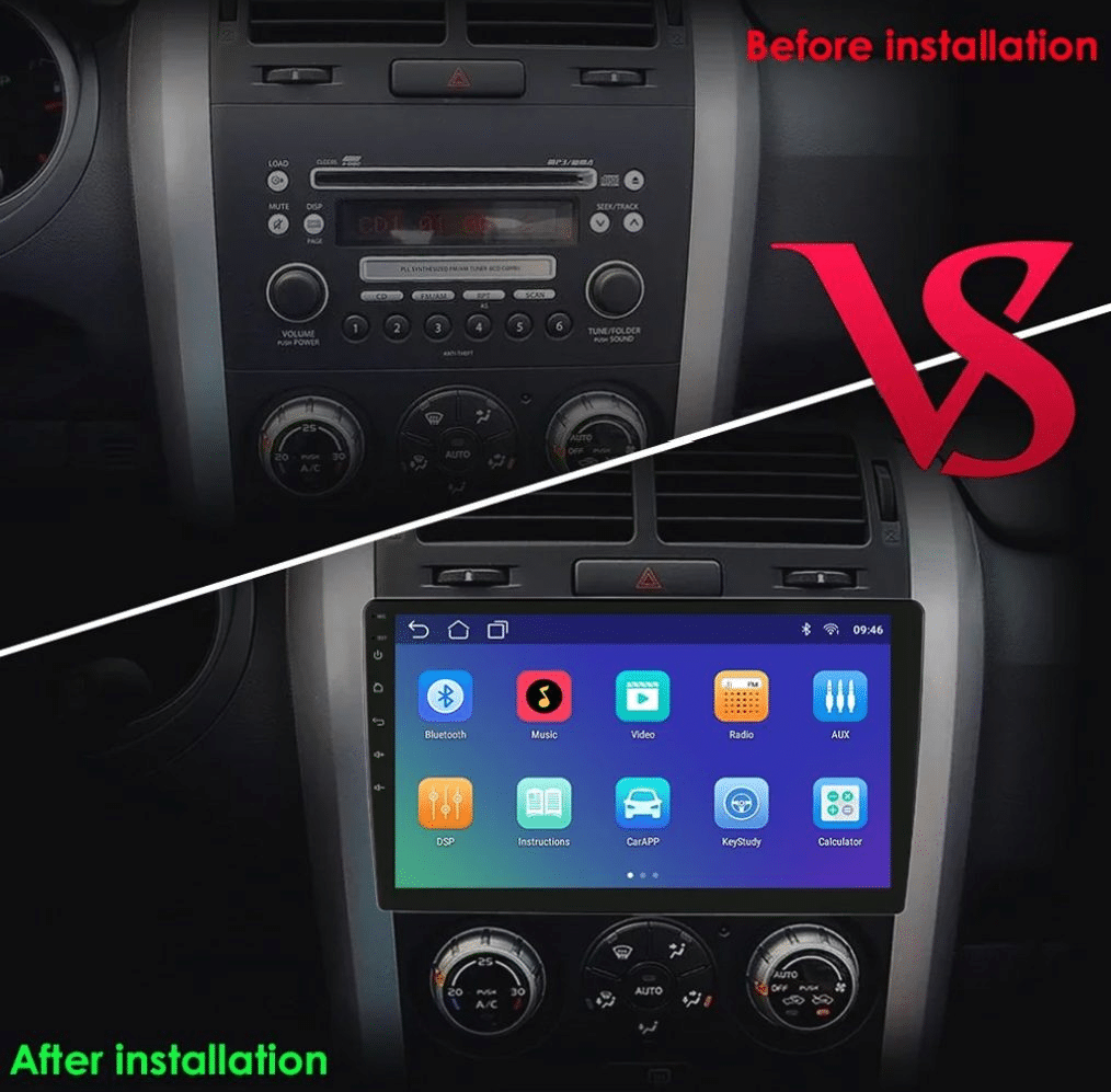 Demo di installazione del sistema multimediale per auto TS18