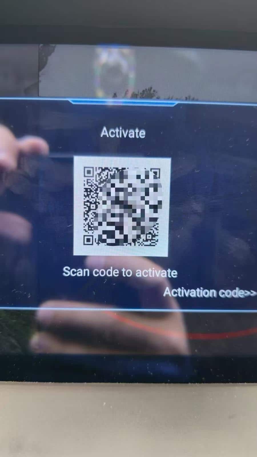 Topway Android Head Unit Activation Screen 1