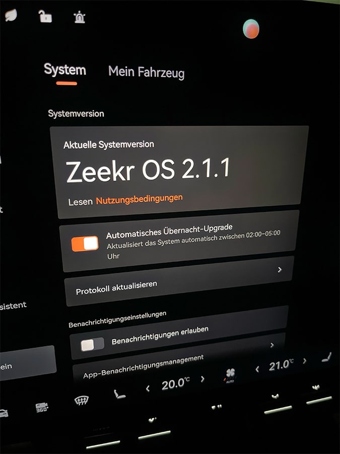 Was Sie aufzeichnen sollten, bevor Sie bei Problemen mit dem OTA-Netzwerk und LCC der ZEEKR-Software um Hilfe bitten