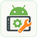 Icône de service de réparation de l'autoradio Android