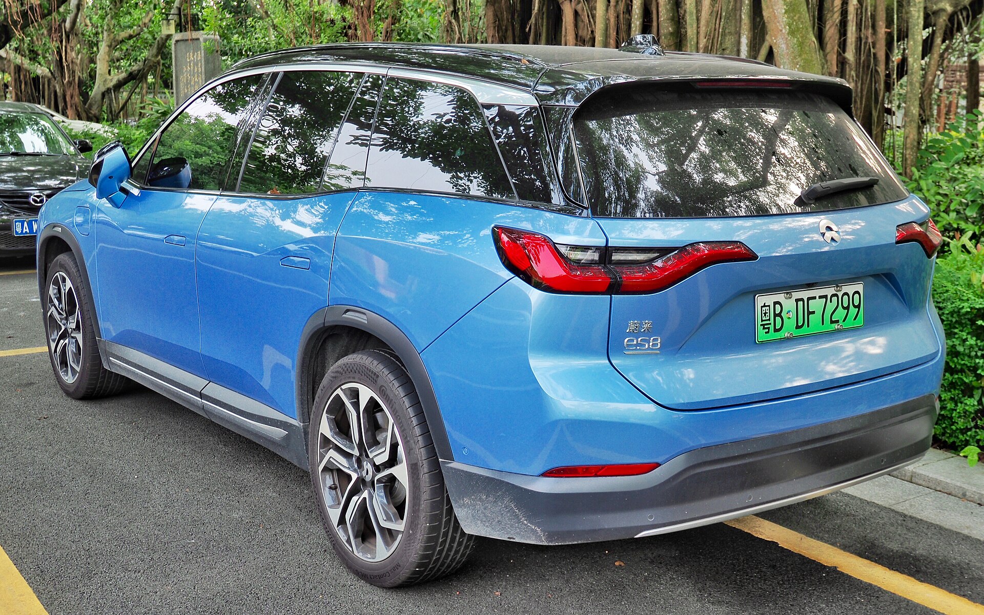 NIO ES8 exterior reference for remote diagnosis article